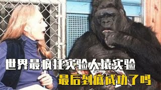 世界最疯狂实验，人猿实验，最后到底成功了吗