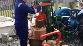 Fordson Dexta log splitter