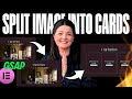 GSAP SPLIT IMAGE INTO CARDS ON SCROLL -  Elementor WordPress Tutorial Flex Container