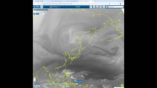 気象庁｜気象衛星ひまわり  02月07日から08日明け方にかけての水蒸気画像