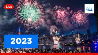 ¡Feliz Año Nuevo en Estados Unidos! Nueva York da la bienvenida al 2023 con fuegos artificiales