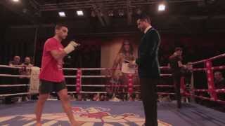 Elnur Gadimov, Mo Ben Moussa en Sergio Eckhart at FIGHTFANS 5-10-2013