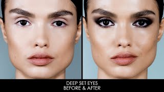 How to Achieve a Captivating Smokey Eye Look for Deep Set Eyes | Natasha Denona Makeup