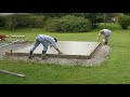 How To Form, Pour, And Finish A Concrete Shed Slab! DIY!