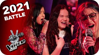 Tones And I - Dance Monkey (Viktoria/Vivienne/Aanvi) | The Voice Kids 2021 | Battles
