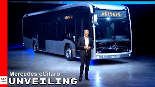 2019 Electric Mercedes eCitaro Bus Unveiling