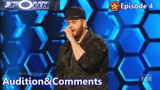Nick Harrison sings  Bad Boy For Life &Comments The Four S01E04 Ep 4