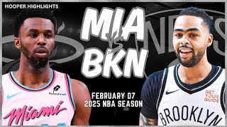 Miami Heat vs Brooklyn Nets Full Game Highlights | Feb 7 | 2025 NBA Season