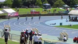 20130707_平成25年中学校通信陸上・兵庫県大会_男子200m準決勝3組