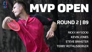 2020 MVP OPEN | RD2, B9 | Wysocki, Jones, Brinster, Rothlisberger | DISC GOLF COVERAGE