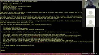 Webinar: All about Weekly Python Exercise A1