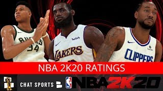 NBA 2K20 Ratings: Top 20 Players