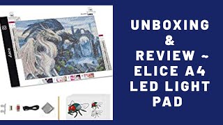 Unboxing \u0026 Review of Elice A4 LED Light Pad