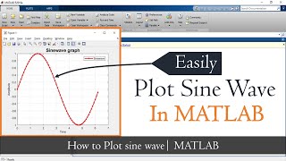 How to plot sine wave in matlab | Matlab for beginners | MATLAB TUTORIAL