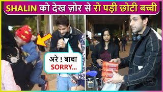 Shalin Bhanot Says Sorry To A Crying Baby,  Distributes Prasad To Paps At The Airport