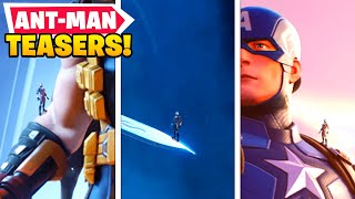 *NEW* ANT-MAN TEASERS! (All Fortnite Ant-Man Teasers)