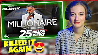 MILLIONAIRE SONG - YO YO HONEY SINGH - RUSSIAN GIRL REACTION