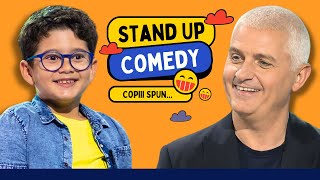 Un fel de... stand-up comedy, la „Copiii Spun...” 😂😂 Virgil n-a înțeles gluma inventată de Răzvan 😂😂