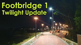 Iloilo City - Dungon Creek Esplanade - Footbridge 1 - Night Update