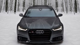 2017 Audi S6 - 450hp V8TT in Snow = FUN. Winter Wonderland!