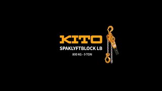 Spaklyftblock LB KITO