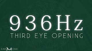 936 Hz 💎Pure Tone Pineal Gland Activation Third Eye Opening Powerful Isochronic Tone