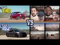 500hp Super Mini Cooper vs 1,000hp Dodge Charger Hellcat Drag Race  THIS vs THAT