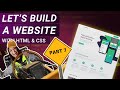 Building a footer using CSS Grid | Build a responsive website from scratch (Part 7)
