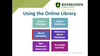 Using the Online Library: eBook Databases