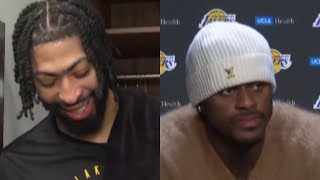 Anthony Davis and Jarred Vanderbilt speak after the Lakers Win Over the Golden State Warriors!!