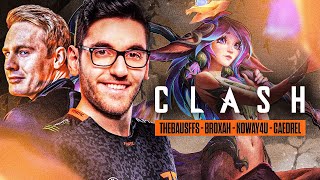 FNC Nisqy | SMURFING in CLASH!! ft. Broxah/NoWay/Caedrel/Thebausffs