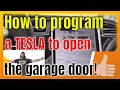 Tesla Model S Garage Door HomeLink Easy Programming