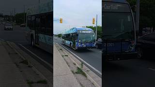 I FINALLY SAW A GRT LFSE+ - Grand River Transit 2023 NovaBus LFSe+ 22301 #shorts #bus #grt #transit