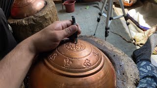 Watch This Copper Come to Life – Hand-Carved Masterpiece!”