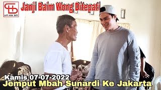 Baim Wong Sudah Datang Jemput mbah Sunardi uang mainan di Lampung