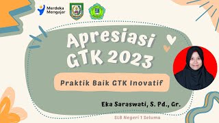 Video Apresiasi GTK Tahun 2023 Pembelajaran Berdiferensiasi