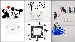 Amazing Wall Light Switch Decoration Ideas - Switchboard Decor Ideas - Creative Home Switchboard Art