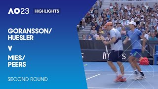 Goransson/Huesler v Mies/Peers Highlights | Australian Open 2023 Second Round