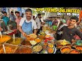 80/- Unlimited Food Challenge ❤️ 21+Items Chole Bhature, Amritsari Kulcha, Manchurian Noodles & more