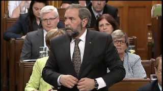 More Question Period: Mulcair Questions Prime Minister