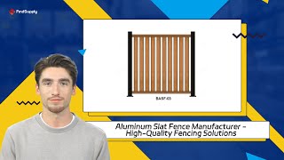 Aluminum Slat Fence Manufacturer - High-Quality Fencing Solutions