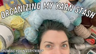 Come See All My Yarn! Organize my *HUGE* Stash with Me