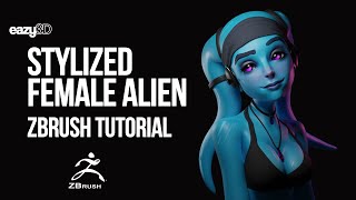 Zbrush Stylized female tutorial