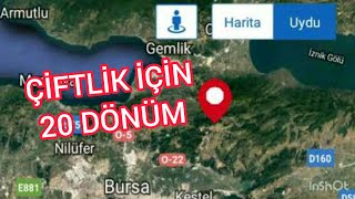 Çiftlik için 20 Dönüm Tarla - TAPUBANK.COM