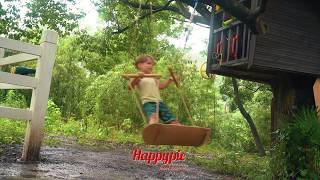 Happypie Outdoor   Adjustable Children  Tree Skateboard  Swing