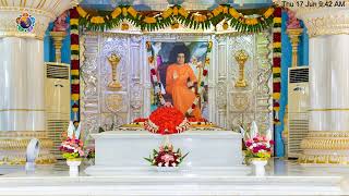 2021_06_17_AM_Live Darshan, Arathi \u0026 Prayers from Prasanthi Nilayam