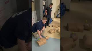AHA CPR/BLS!#cpr #cprtraining #cprogramming #cprcertified #cprsaveslives #cprsenscience #emt