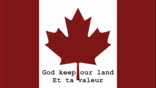 National Anthem of Canada Instrumental with lyrics