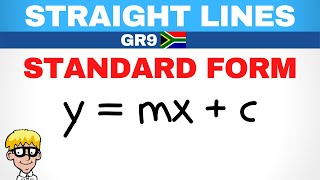 Straight line graphs grade 9: Standard form