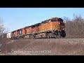 bnsf and cn north american units at cn m336 at ackerville wi